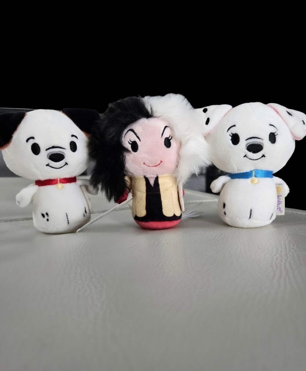 Hallmark x Disney 101 Dalmatians Itty Bittys Set Of 3 Cruella, Perdita & Pongo